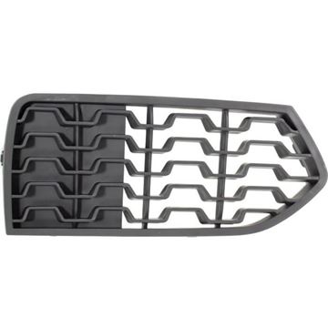 BMW Front, Passenger Side Bumper Grille-Textured Black, Plastic, Replacement REPB015565