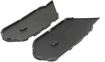 BMW Front, Driver And Passenger Side, Lower Bumper Grille-Textured Black, Plastic, Replacement REPB018916
