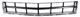 Cadillac Bumper Grille-Textured Gray, Plastic, Replacement REPC015307Q