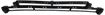 Bumper Grille Replacement-Black, Plastic, Replacement REPC015324