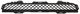 Hummer Center Bumper Grille-Textured Gray, Plastic, Replacement REPH015314