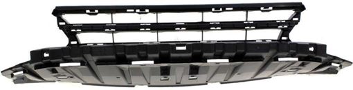 Honda Bumper Grille-Black, Plastic, Replacement REPH015315