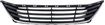 Hyundai Bumper Grille-Textured Black Shell w/ Chrome Insert, Plastic, Replacement REPH015326Q