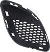 Jeep Passenger Side Bumper Grille-Textured Black, Plastic, Replacement REPJ015501
