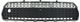 Kia Bumper Grille-Textured Gray, Plastic, Replacement REPK015316