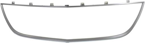 Mazda Bumper Grille-Silver, Plastic, Replacement REPM015337