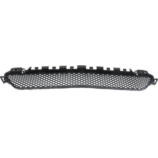 Mercedes Benz Center Bumper Grille-Textured Black, Plastic, Replacement REPM015367