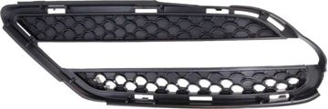 Mercedes Benz Driver Side Bumper Grille-Black, Plastic, Replacement REPM015516