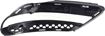 Mercedes Benz Driver Side Bumper Grille-Black, Plastic, Replacement REPM015516