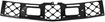 Mercedes Benz Front Bumper Grille-Textured Black, Plastic, Replacement REPM018905