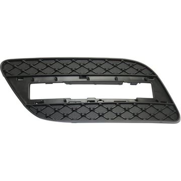 Mercedes Benz Driver Side Bumper Grille-Textured Black, Plastic, Replacement REPM112704