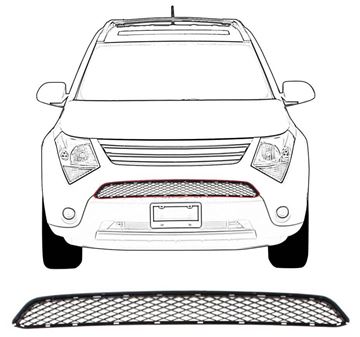 Suzuki Center Bumper Grille-Primed, Plastic, Replacement REPS071501