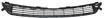 Toyota Bumper Grille-Textured Gray, Plastic, Replacement REPT015332Q