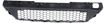 Toyota Center Bumper Grille-Black, Plastic, Replacement REPT015335