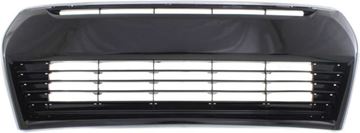 Toyota Bumper Grille-Black, Plastic, Replacement REPT015337
