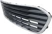 Toyota Bumper Grille-Chrome Shell w/ Silver Insert, Plastic, Replacement REPT015340