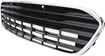 Toyota Bumper Grille-Chrome Shell w/ Silver Insert, Plastic, Replacement REPT015341