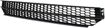 Volkswagen Center Bumper Grille-Textured Gray, Plastic, Replacement REPV015304