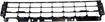 Volkswagen Center Bumper Grille-Black, Plastic, Replacement REPV015306