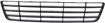 Volkswagen Center Bumper Grille-Black, Plastic, Replacement REPV015312