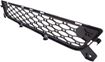 Volvo Center Bumper Grille-Textured Black, Plastic, Replacement REPV015314