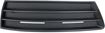 Volkswagen Passenger Side Bumper Grille-Textured Black, Plastic, Replacement REPV015507