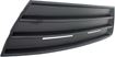 Volkswagen Passenger Side Bumper Grille-Textured Black, Plastic, Replacement REPV015507