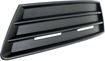 Volkswagen Driver Side Bumper Grille-Textured Black, Plastic, Replacement REPV015508