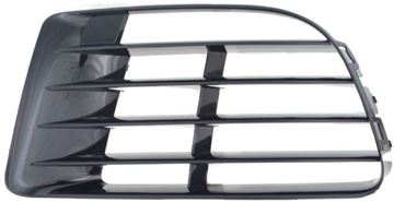Volkswagen Driver Side Bumper Grille-Black, Plastic, Replacement REPV015520