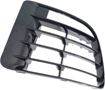 Volkswagen Driver Side Bumper Grille-Black, Plastic, Replacement REPV015520