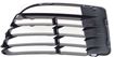 Volkswagen Driver Side Bumper Grille-Black, Plastic, Replacement REPV015520