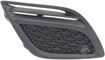 Volvo Passenger Side Bumper Grille-Textured Black, Plastic, Replacement REPV015521