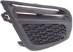 Volvo Passenger Side Bumper Grille-Textured Black, Plastic, Replacement REPV015521