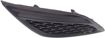 Volvo Passenger Side Bumper Grille-Textured Black, Plastic, Replacement REPV015521