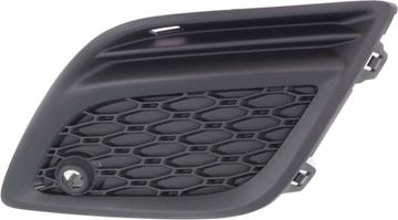 Volvo Driver Side Bumper Grille-Textured Black, Plastic, Replacement REPV015522