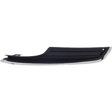 Volkswagen Driver Side Bumper Grille-Textured Black, Plastic, Replacement REPV015524