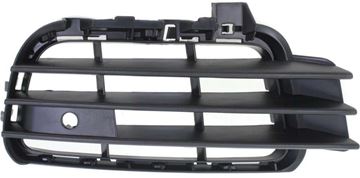 Volkswagen Passenger Side Bumper Grille-Textured Black, Plastic, Replacement REPV018907