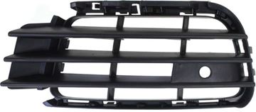 Volkswagen Driver Side Bumper Grille-Textured Black, Plastic, Replacement REPV018908