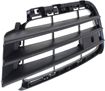 Volkswagen Driver Side Bumper Grille-Textured Black, Plastic, Replacement REPV018908