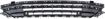 Volkswagen Bumper Grille-Textured Black, Plastic, Replacement RV01530001