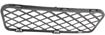 Volkswagen Passenger Side Bumper Grille-Black, Plastic, Replacement RV01550001