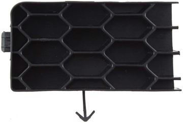 Scion Driver Side Bumper Grille-Textured Black, Plastic, Replacement S012702
