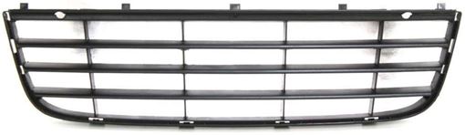 Volkswagen Center Bumper Grille-Textured Black, Plastic, Replacement V015304