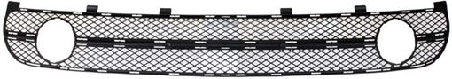 Volkswagen Center Bumper Grille-Textured Black, Plastic, Replacement V015309