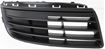 Volkswagen Passenger Side Bumper Grille-Textured Black, Plastic, Replacement V015505