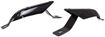 Ford Driver And Passenger Side Bumper Guard-Black, Steel, Replacement F00766303