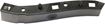 Chevrolet Front, Passenger Side Bumper Retainer-Black, Plastic, Replacement REPC019703