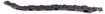 Chevrolet Rear, Passenger Side Bumper Retainer-Black, Plastic with fiberglass, Replacement REPC767301