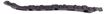 Chevrolet Rear, Passenger Side Bumper Retainer-Black, Plastic with fiberglass, Replacement REPC767301