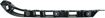 Chevrolet Rear, Driver Side Bumper Retainer-Black, Plastic with fiberglass, Replacement REPC767302